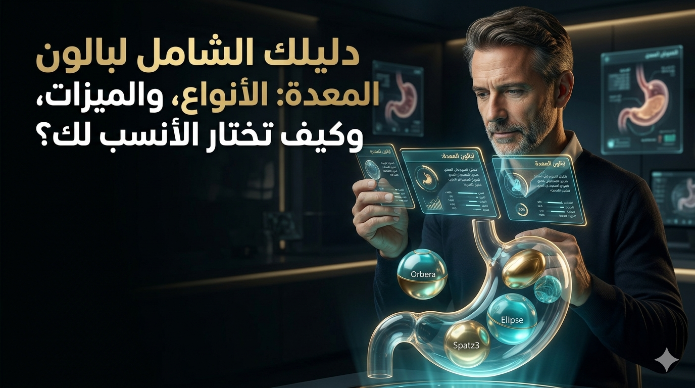 دليلك الشامل لبالون المعدة: الأنواع، والميزات، وكيف تختار الأنسب لك؟